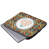 Leben unser Abenteuer Laptopschutzhülle (Vorne Knopf)