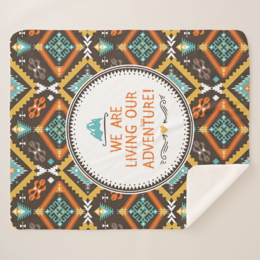 Leben unser Abenteuer Sherpadecke (Vorderseite (Horizontal))