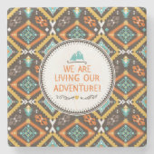 Leben unser Abenteuer Steinuntersetzer (Vorderseite)