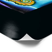 "Leben unter dem Meer" Glossy Poster (Ecke)