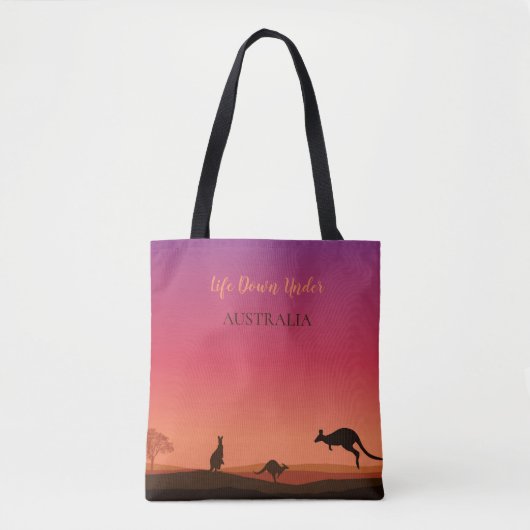 Leben unter Kangaroo Australien als Tasche (Vorderseite)