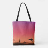 Leben unter Kangaroo Australien als Tasche (Rückseite)