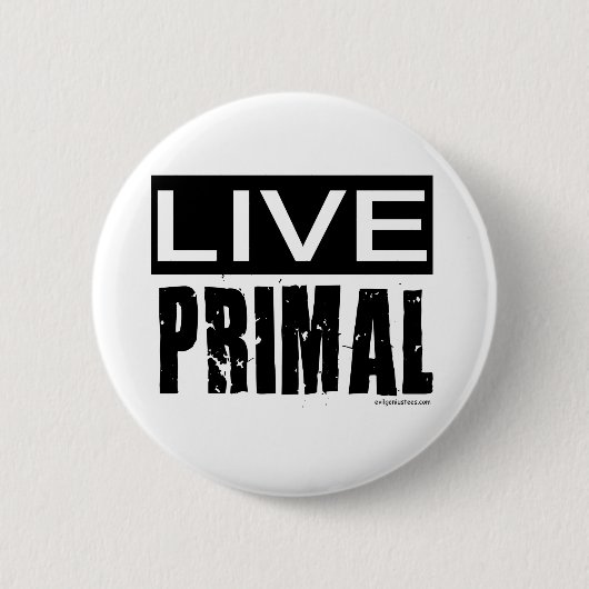 leben ursprüngliche/paleo Diät Button (Vorderseite)