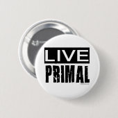 leben ursprüngliche/paleo Diät Button (Vorne & Hinten)