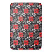 Leben. Vida. 生.  Badematte (Vorderseite Vertikal)