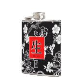 Leben. Vida. 生.  Flachmann (Links)