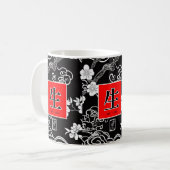 Leben. Vida. 生.  Kaffeetasse (Vorderseite Links)