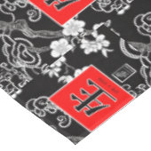 Leben. Vida. 生.  Tischdecke (Schrägansicht)