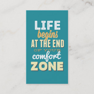 Leben-Vintage Typografie-kundenspezifische Visitenkarte