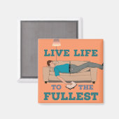 Leben voll magnet (Vorderseite/Rückseite)