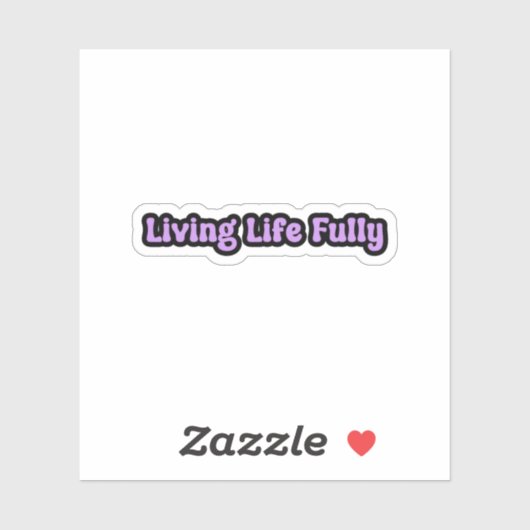 Leben Vollständig Lila Epilepsie Bewusstsein Aufkleber (Blatt)