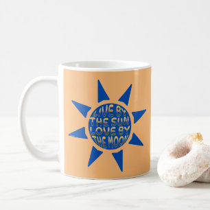 LEBEN VON DER SONNENLIEBE DURCH DEN MUND inspirier Kaffeetasse