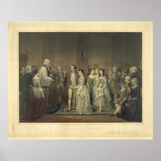 Leben von Geo Wshgton The Citizen von Junius Stear Poster (Vorne)