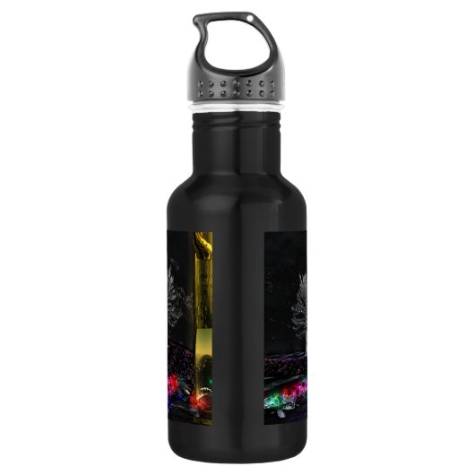 Leben von Gräbern Edelstahlflasche (Rückseite)