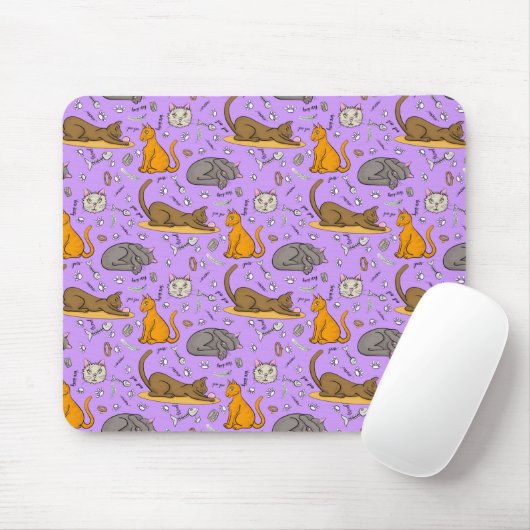 Leben von Katzen - Maus-Pad Mousepad (Mit Mouse)
