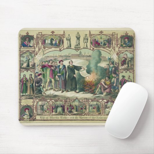 Leben von Martin Luther u. Helder der Verbesserung Mousepad (Mit Mouse)