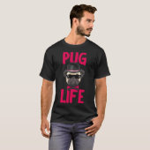 Leben von Mops durch Leben Klassischer T - Shirt 5 (Vorne ganz)