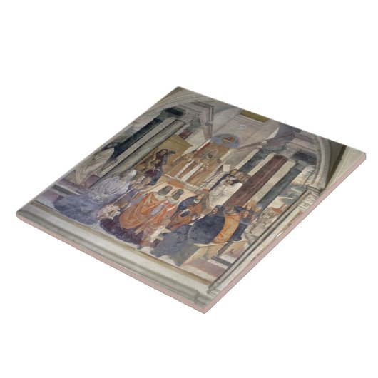 Leben von St. Benedict (Fresko) (Detail) Fliese (Seite)