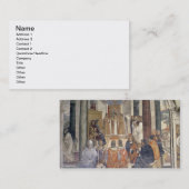 Leben von St. Benedict (Fresko) (Detail) Visitenkarte (Vorne/Hinten)