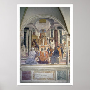 Leben von St. Benedikt (Fresco) (Einzelheiten) Poster