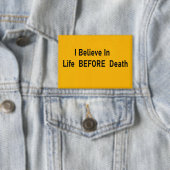 Leben vor dem Tod Button (Insitu)