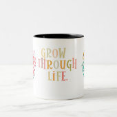Leben wachsen zweifarbige tasse (Mittel)
