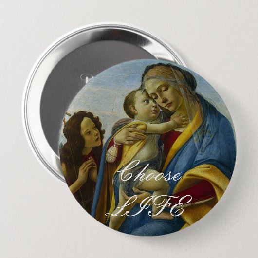 Leben wählen button (Vorne & Hinten)