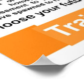 Leben wählen poster (Ecke)