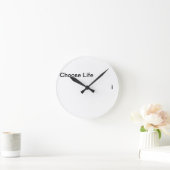 Leben wählen runde wanduhr (Zuhause)
