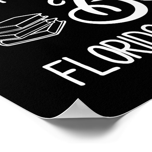 Leben, wenn es also ein Buch wäre, würde Florida e Poster (Ecke)