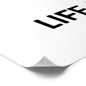 Leben, wenn Sie eine schöne Fahrt mit Ihrem Motorr Poster (Ecke)