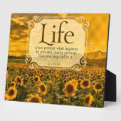 Leben - Wie du antwortest Fotoplatte (Seite)