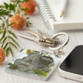 Leben wie ein Faultier Schlüsselanhänger (Vorderseite rechts)