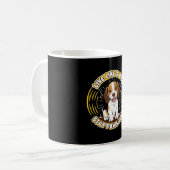 Leben wie ein Hund Bleibe Pawsitiv (2) Kaffeetasse (Vorderseite Links)