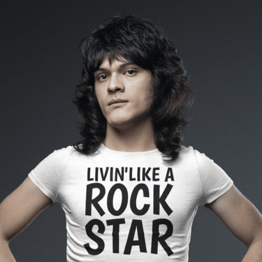 LEBEN' WIE EIN ROCK STAR, T - Shirt