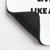 Leben wie ein Spiel Mousepad (Ecke)