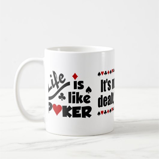 Leben wie Poker Tasse (Links)