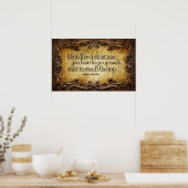 Leben wie Treppe Inspiration Poster Print (Küche)