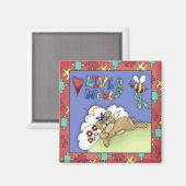 Leben wohler magnet (Vorderseite/Rückseite)