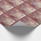 Leben-Zitat-Packpapier Geschenkpapier (Ecke)