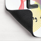 "Lebend die Traum " Mousepad (Ecke)