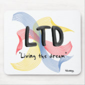 "Lebend die Traum " Mousepad (Vorne)