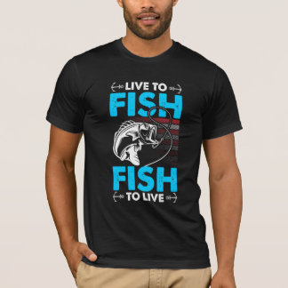 Lebend für Fische und Fische, um in Shirt zu leben
