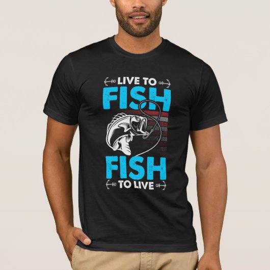 Lebend für Fische und Fische, um in Shirt zu leben (Vorderseite)