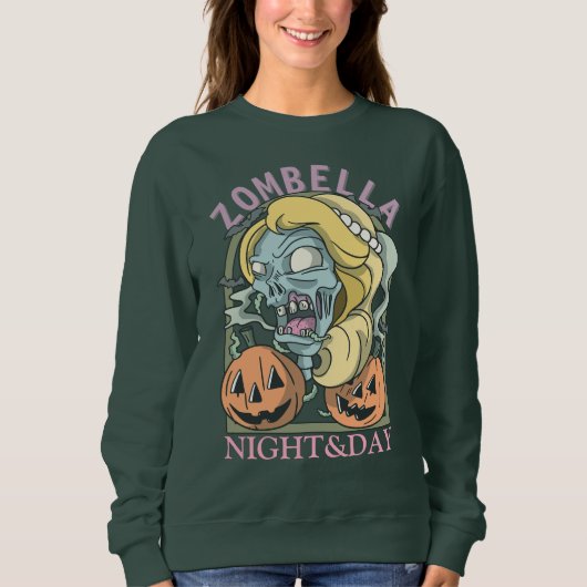 Lebend totes Halloween Sweatshirt für Spooky Seaso (Vorderseite)