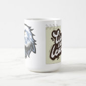Lebend und lern-Adler-Design-Kaffeetasse Kaffeetasse (Mittel)