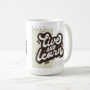 Lebend und lern-Adler-Design-Kaffeetasse Kaffeetasse