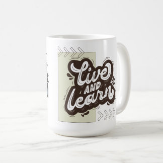 Lebend und lern-Adler-Design-Kaffeetasse Kaffeetasse