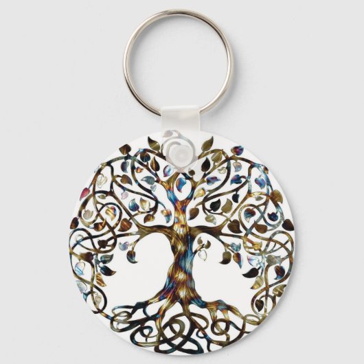 Lebendbaum Schlüsselanhänger (Vorderseite)