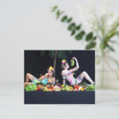 Lebendbüffet - Lebendbüffet für den Körper Postkarte (Stehend Vorderseite)